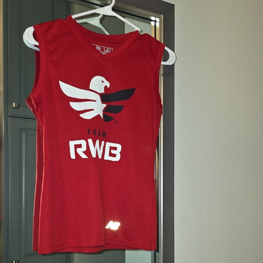 Team RWB Red Sleeveless Athletic Tank - Picture 8 of 9